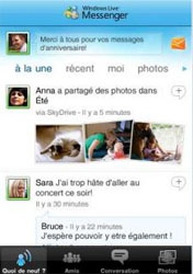 Windows Live Messenger dbarque sur l'iPhone !